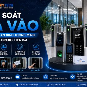 Kiểm Soát Ra Vào Là Gì? Giải Pháp An Ninh Thông Minh 2026 | VietSkyTech