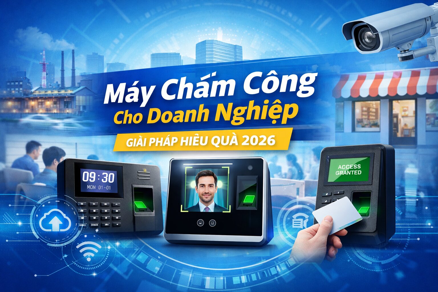 Máy chấm công cho doanh nghiệp: Cách chọn đúng giải pháp 2026